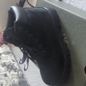 Timberland kids boots, size 12, black
